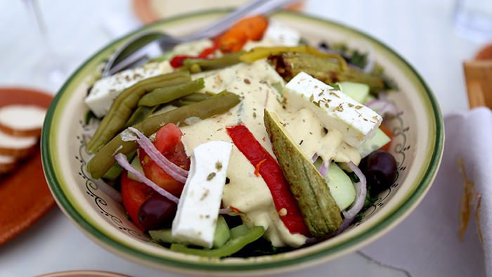 Salad_Kos_classic and traditional greek dishes