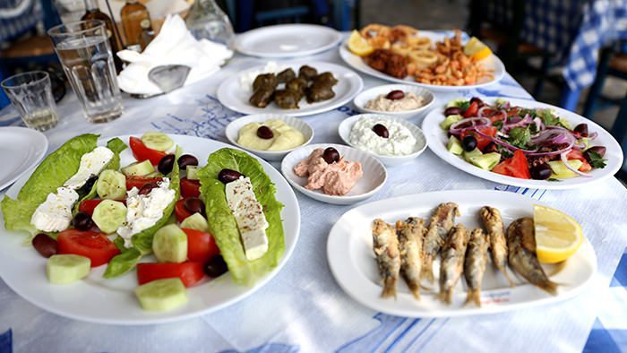 Spread Telendos_classic and traditional greek dishes