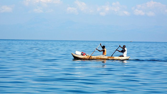 boat ride in Lake Malawi and likoma island