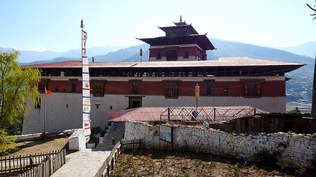 Rinpung Dzong Fortress in Paro, Bhutan