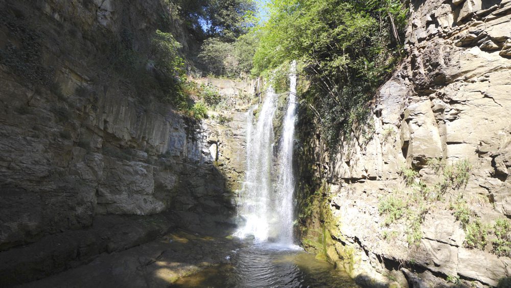 Leghvtakhevi Waterfall in Tbilisi, Georgia