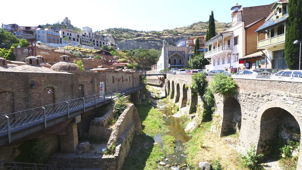 The historic district of Tbilisi, Georgia