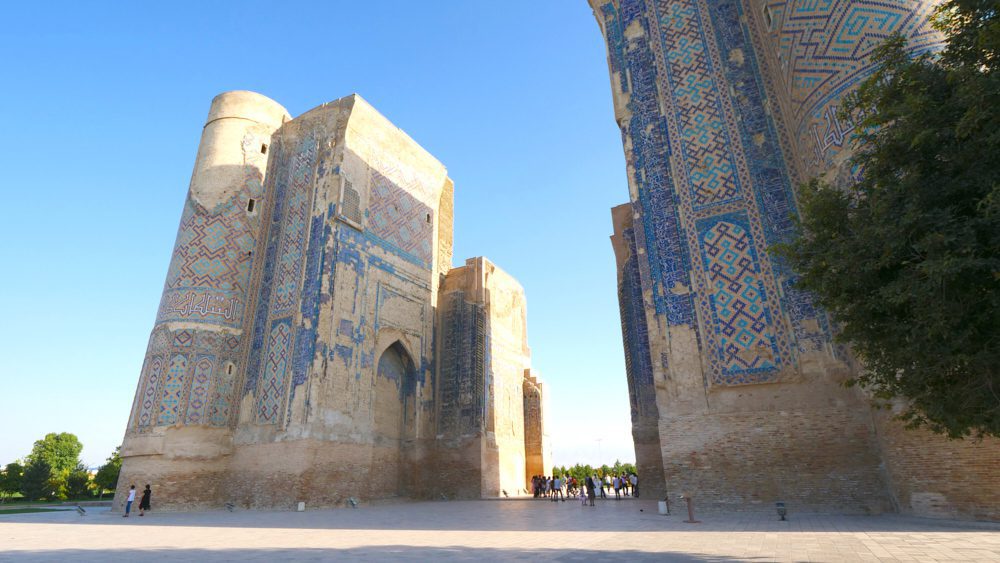 The OQ Saroy Majmuasi Complex in the UNESCO World Heritage City of Shahrisabz, Uzbekistan