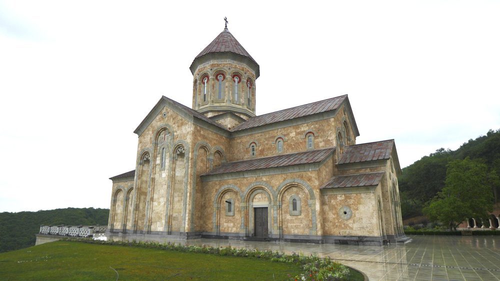 Bodbe Monastery near Signagi in the Kakheti Region of Georgia