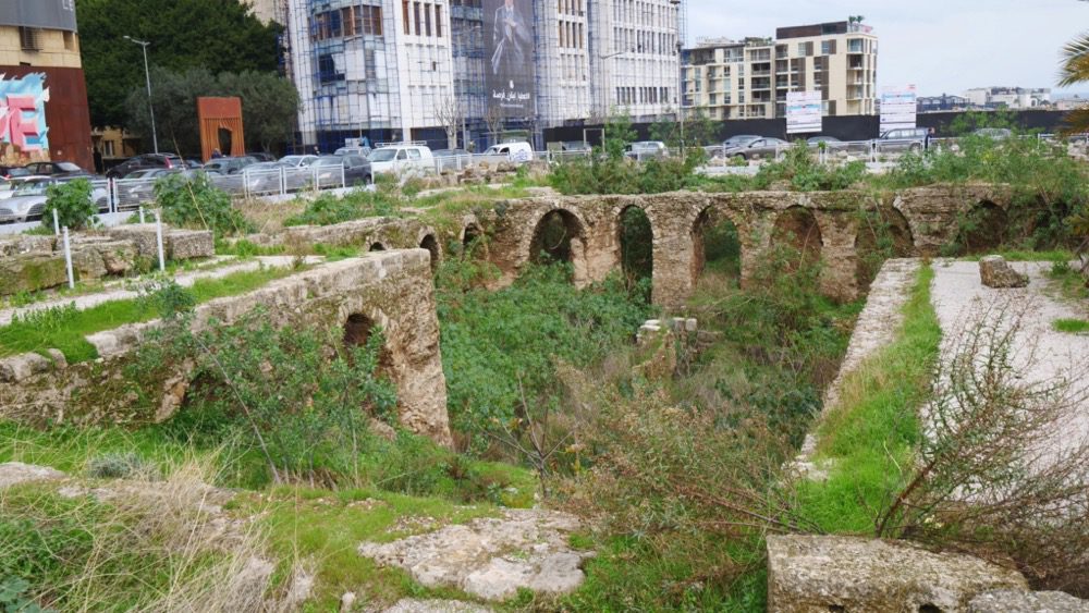 Ruins of Le Petit Serail in downtown Beirut, Lebanon