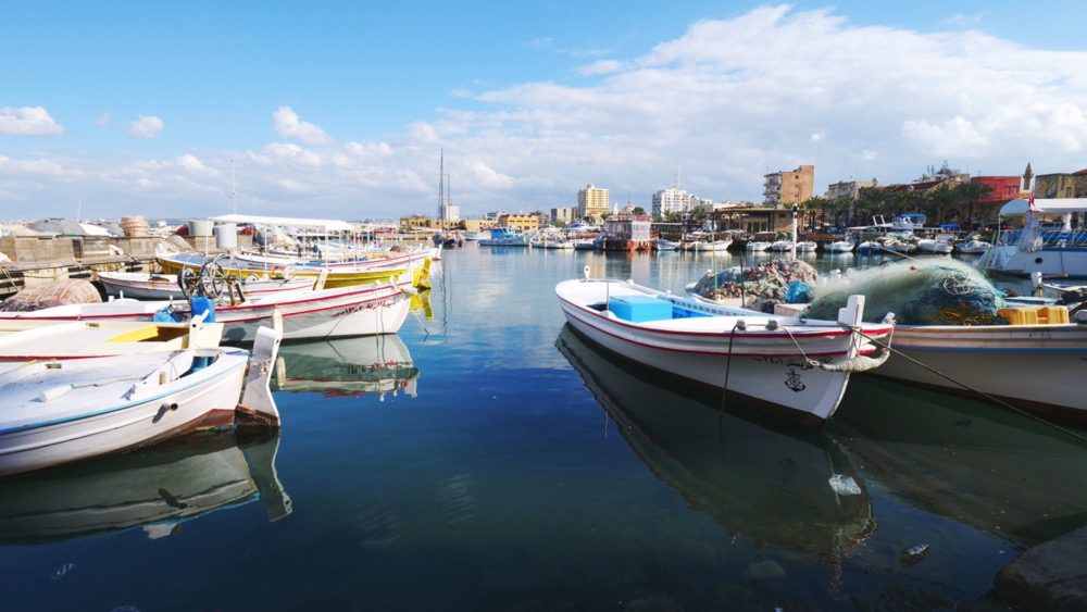 The port of Tyre - Lebanon travel guide