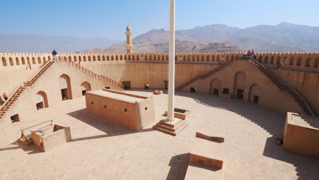 The interior of Nizwa Fort in Nizwa, Oman | David's Been Here