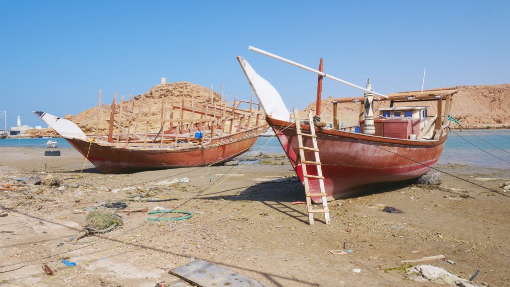 The famous dhow boats in Sur, Oman | David's Been Here