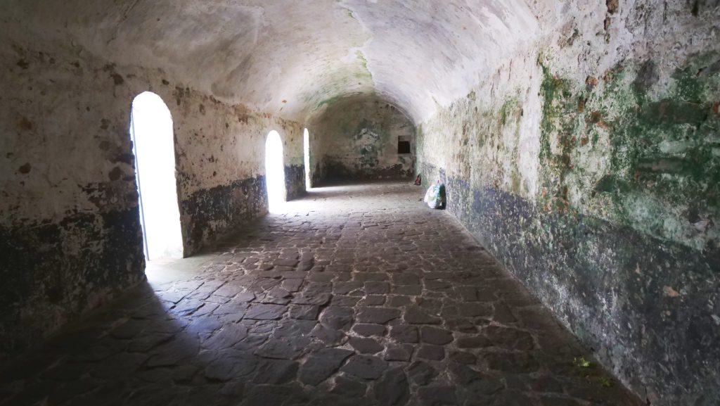 A slave dungeon in Elmina Castle | David's Been Here