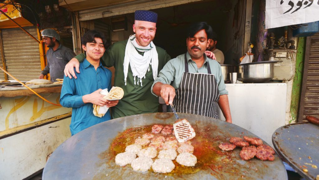 Street food vendors making camel kebabs in Gujranwala, Pakistan | David's Been Here