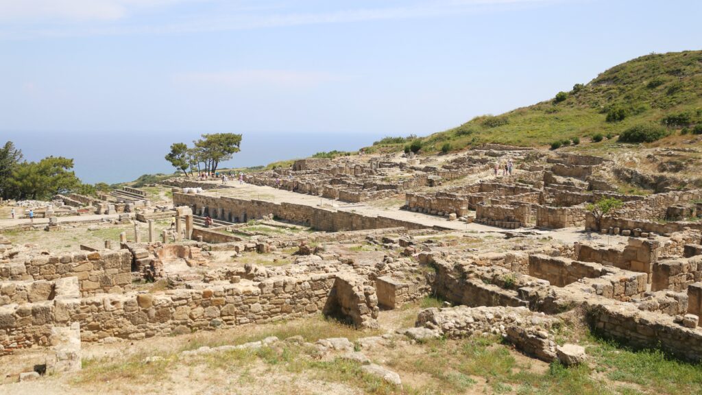 The ruins at Kamiros in Rhodes are one of the countless ancient sites scattered across Greece | David's Been Here