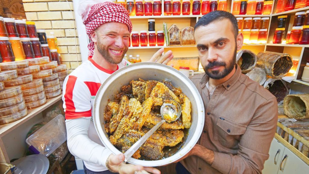 Meeting a honey vendor in Erbil, Iraq | Davidsbeenhere 