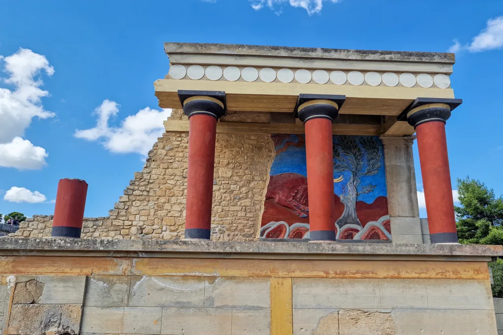 The Palace of Knossos on the island of Crete the perfect destination when you go to Greece | Davidsbeenhere